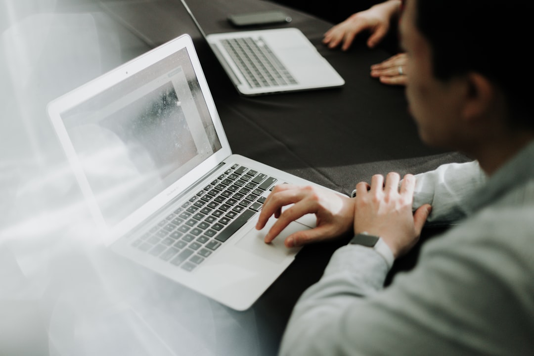 Digital marketing strategy on a screen